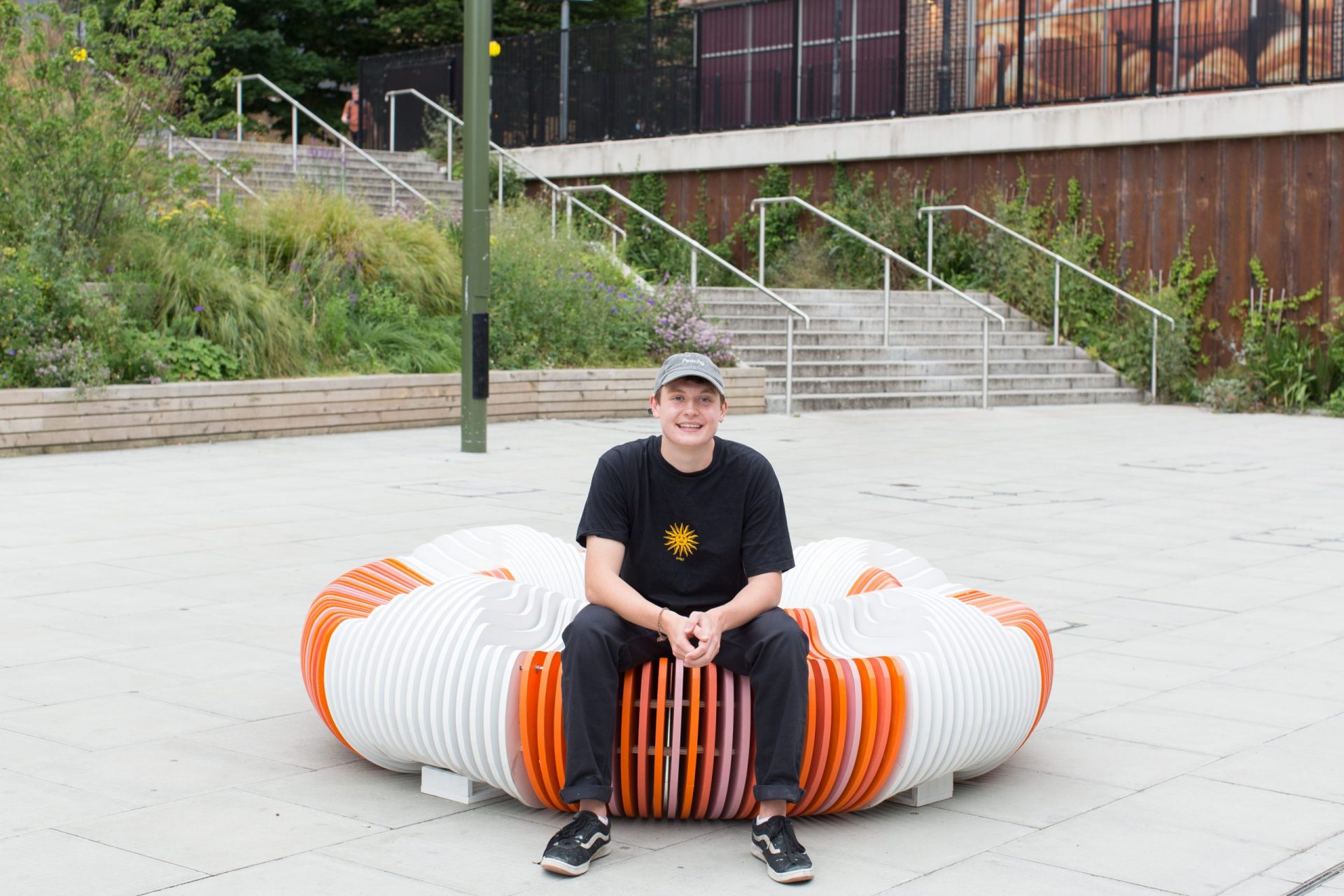 Ealing Benches in North Acton Square - London Festival of Architecture
