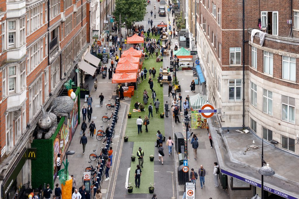 London Festival of Architecture and The Fitzrovia Partnership reimagine Warren Street